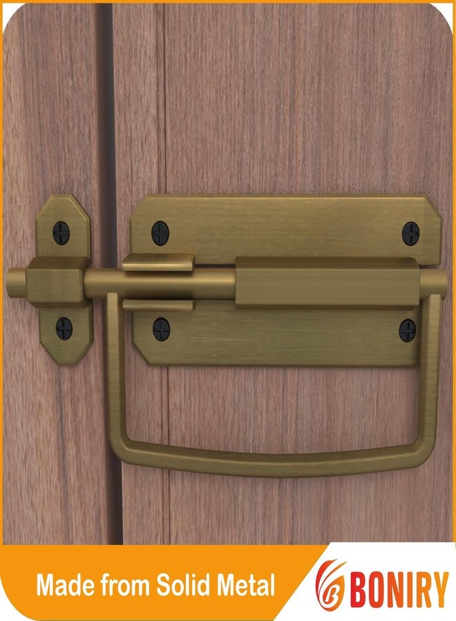 Boniry Door Lock/Latch- Premium Door Locks for Main Door - High Security Main Door Latch for Home and Office - Durable and Reliable Door Latch for Enhanced Safety (Brass) - Image 4